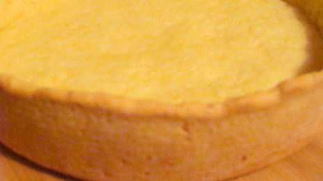 чизкейк со смородиной, маскарпоне и апельсиновым тестом