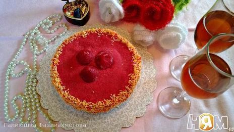 клубничный чизкейк без сыра