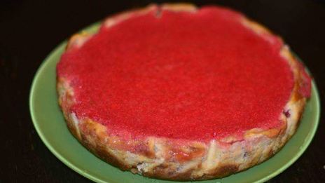 клубничный чизкейк в мультиварке