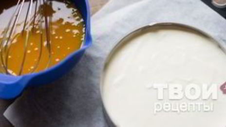 легкий чизкейк с манго