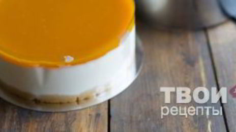 легкий чизкейк с манго