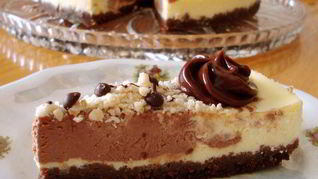 Мраморный чизкейк