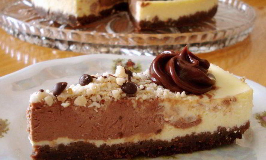 Рецепт мраморного чизкейка