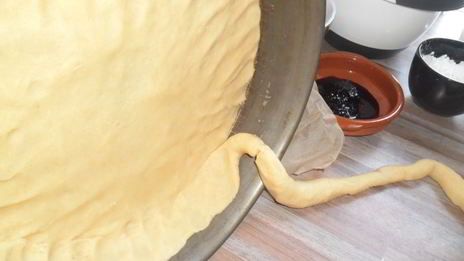 полосатый чизкейк