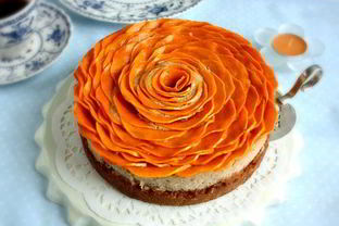 Пряный чизкейк Тыквенная роза