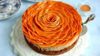 Пряный чизкейк Тыквенная роза