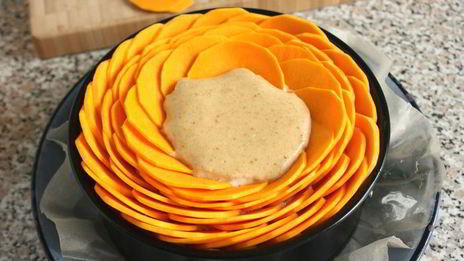 пряный чизкейк тыквенная роза