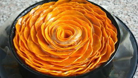 пряный чизкейк тыквенная роза