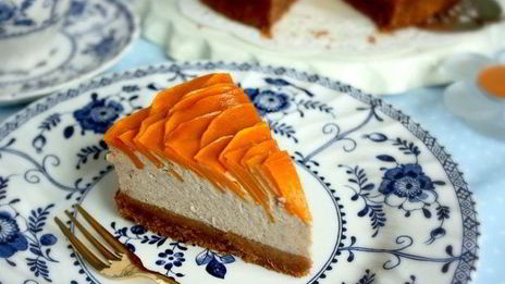 пряный чизкейк тыквенная роза