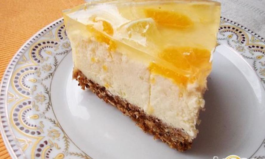 Рецепт псевдочизкейка с лаймом и мандаринами