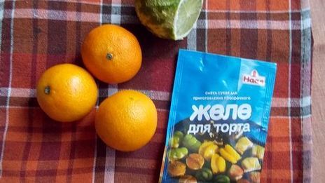 псевдочизкейк с лаймом и мандаринами