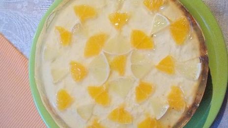псевдочизкейк с лаймом и мандаринами