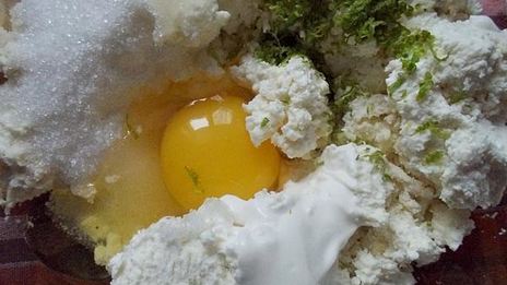 псевдочизкейк с лаймом и мандаринами