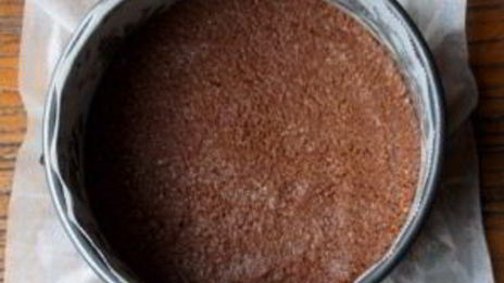 шоколадный чизкейк с вишней