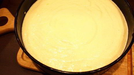 творожный чизкейк с шафраном