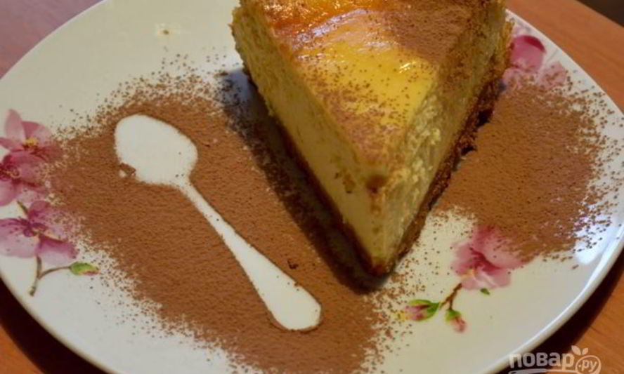 Рецепт творожного чизкейка со сгущенкой