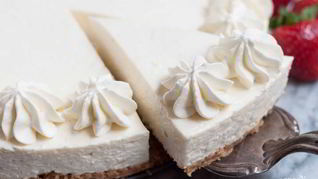 Ванильный чизкейк без выпечки