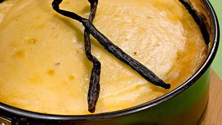 Ванильный чизкейк с грецкими орехами