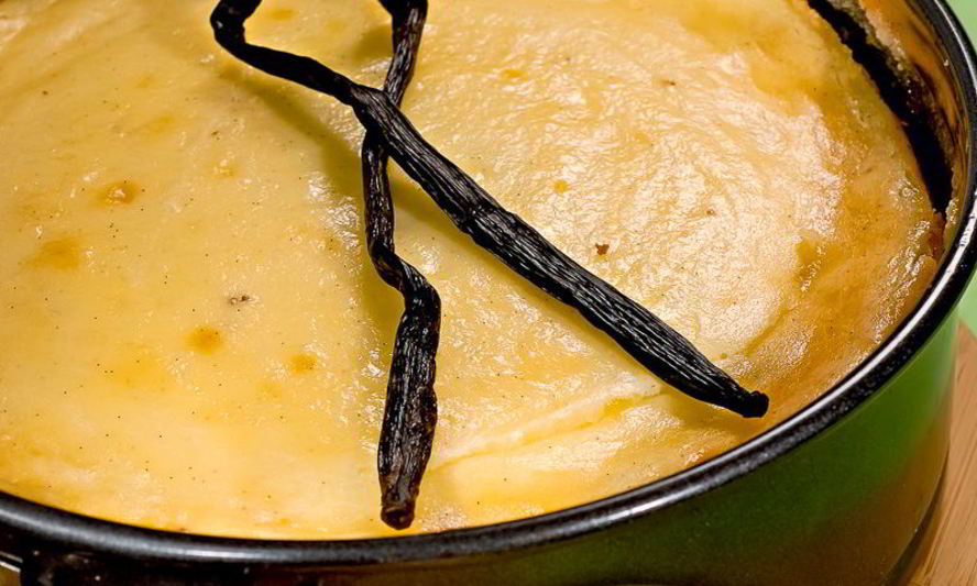 Рецепт ванильного чизкейка с грецкими орехами