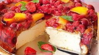 Ягодный чизкейк в духовке