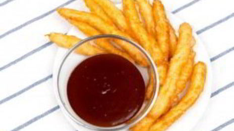 чурросы с шоколадно-кофейным соусом