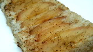 Бананово-рисовый кекс с яблоками