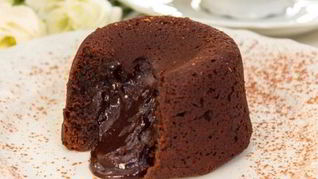 Французский кекс с темным шоколадом