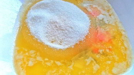 кекс банановый с шоколадным сюрпризом