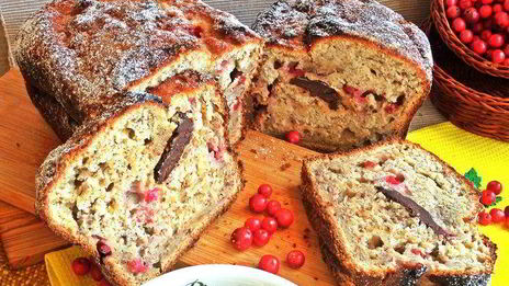 кекс банановый с шоколадным сюрпризом