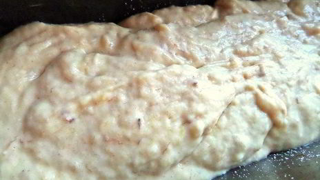 кекс банановый с шоколадным сюрпризом