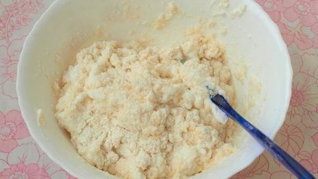 кекс на белках с вишней