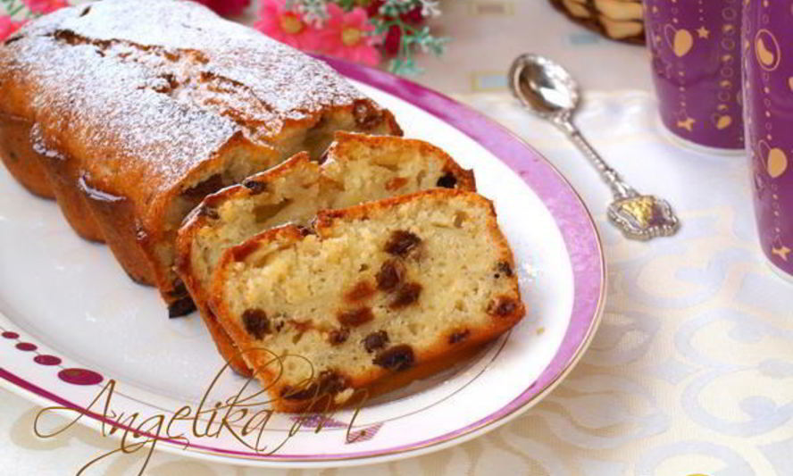 Рецепт кекса с изюмом на молоке