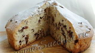 Кекс с коньяком и шоколадом