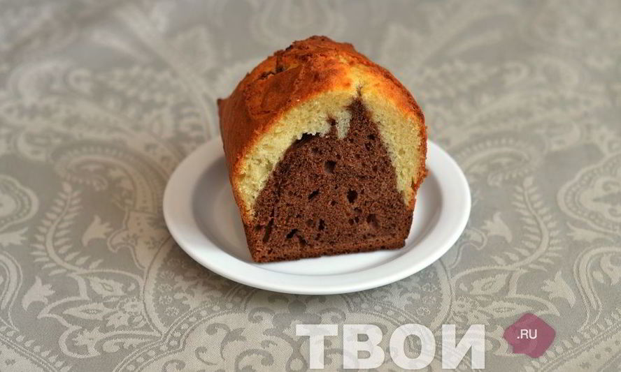 Рецепт кекса с шоколадно-ореховой пастой