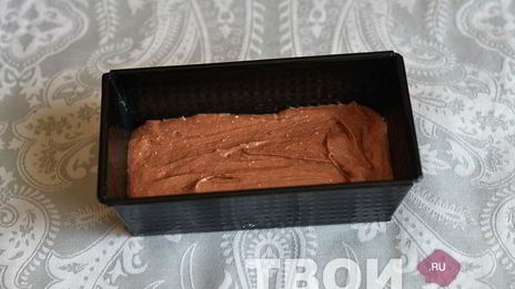 кекс с шоколадно-ореховой пастой