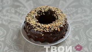 Кекс с шоколадным ганашем