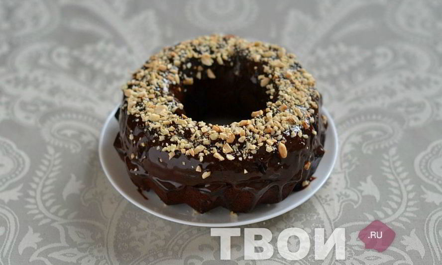 Рецепт кекса с шоколадным ганашем