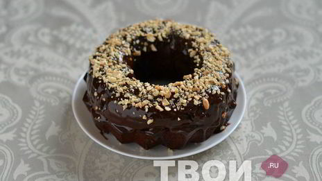 кекс с шоколадным ганашем