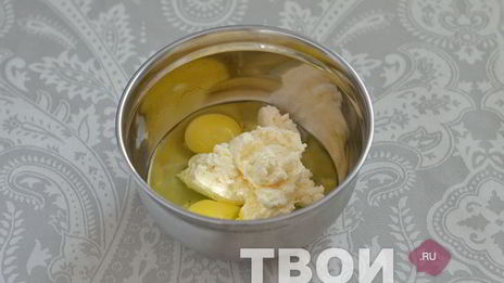 кекс с шоколадным ганашем