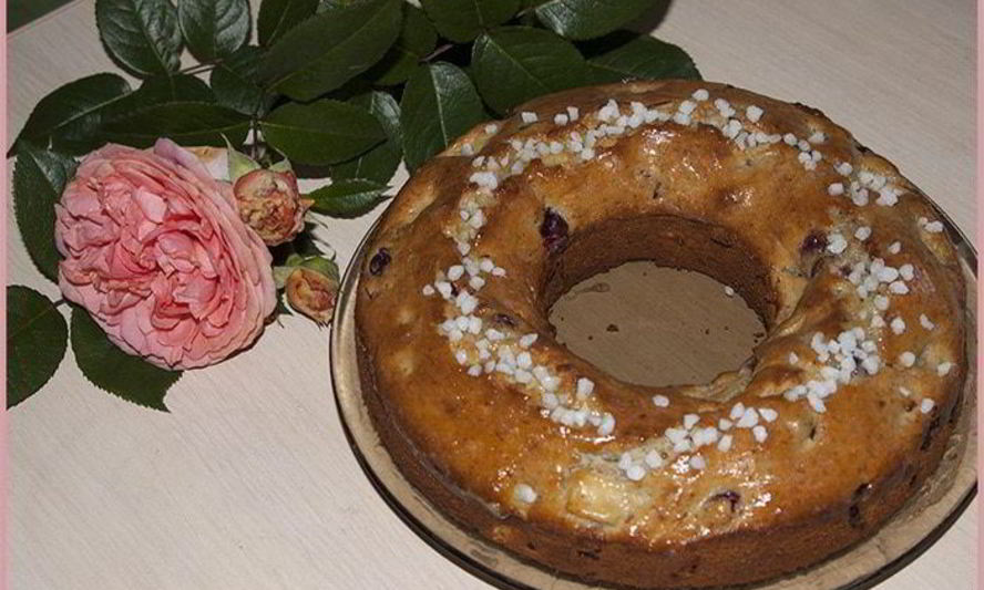 Рецепт кекса с вишней