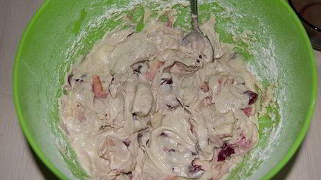 кекс с вишней