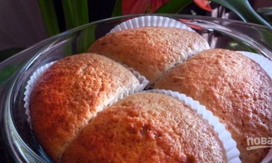 Рецепт кексов банановых