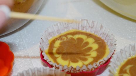 кексы домашние полосатики