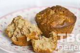 Кексы из цельнозерновой муки с яблоками и пеканом