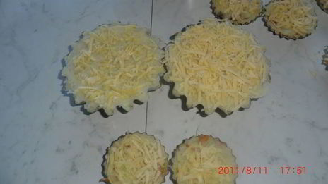 кексы картофельные с грибами