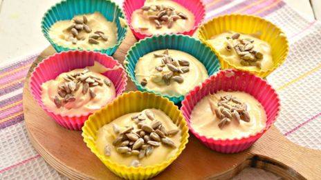 кексы с семечками подсолнуха