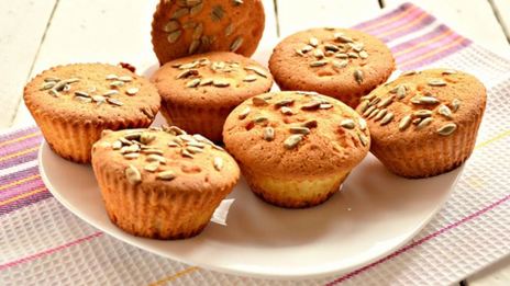 кексы с семечками подсолнуха