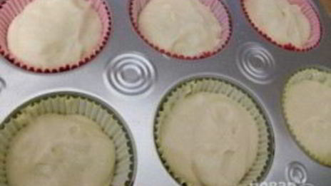 кексы с яблочной начинкой