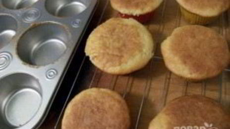 кексы с яблочной начинкой