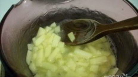 кексы с яблочной начинкой